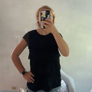 Charter Club Black Blouse